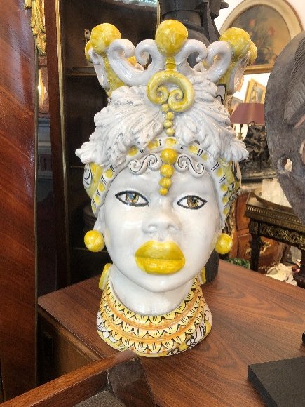 Sieman pair of Moor's head