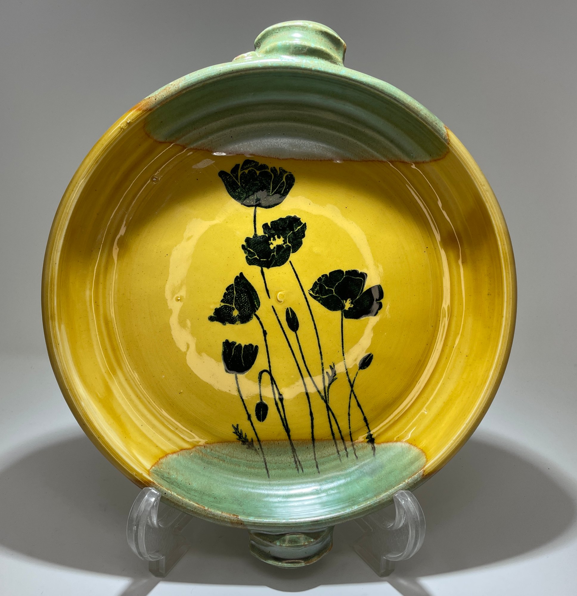 Welsh poppies serving dish