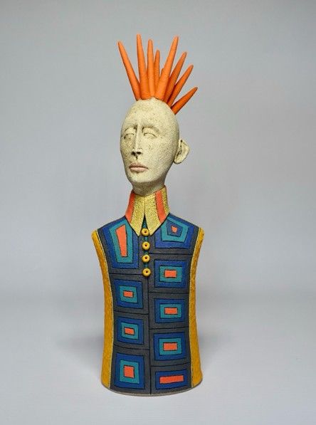 Punk in Orange and Blue