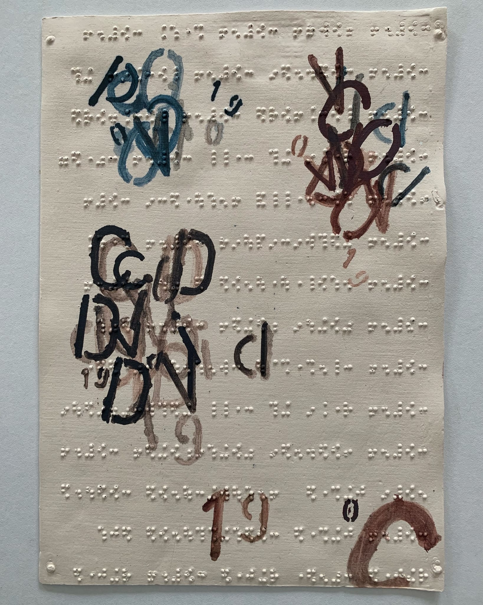 Ceramic Parchment with Braille